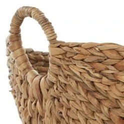 19" X 20" X 18" Brown Sea Grass Contemporary Storage Basket - Olivia & May -Olivia & May GUEST 9b2e0cef 30dd 4b14 ac5c 3845a59e76dc