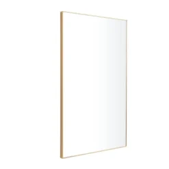 Wood Rectangle Shaped Wall Mirror With Thin Minimalistic Frame - Olivia & May -Olivia & May GUEST 9b31b2ec b8c3 4b13 ac13 50c3e3943335