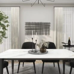 Metal Geometric Overlapping Lines Cross Hatch Wall Decor Black - Olivia & May -Olivia & May GUEST 9b338bb7 0227 40e8 b0a7 c06feacef1b9