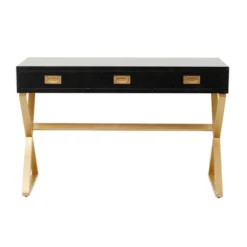 30" X 47" Contemporary Wood Desk - Olivia & May -Olivia & May GUEST 9b61526b bbc6 45a9 a26f 1e9e1eeb7870