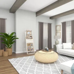 Wood 6 Slot Wall Photo Frame With Floor Stand Brown - Olivia & May -Olivia & May GUEST 9b795078 94be 4cbf 92e8 14d33a54c41c