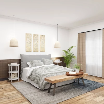 Wood Floral Handmade Intricately Carved Wall Decor - Olivia & May 14 Wood Floral Handmade Intricately Carved Wall Decor - Olivia & May - Image 12