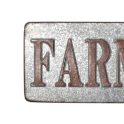 Farmhouse Metal Wall Decor Gray - Olivia & May -Olivia & May GUEST 9bf2c12f d1f2 4e0d bafb e36bca897819