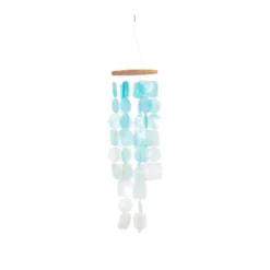 Coastal Capiz Shell Abstract Windchime Blue - Olivia & May -Olivia & May GUEST 9c8b1735 f9a0 44e1 b63b 92c7ce65000f