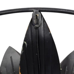 Metal Sunburst Indoor Outdoor Wall Decor With Distressed Copper Like Finish Brown - Olivia & May -Olivia & May GUEST 9d532d31 c8e2 45dc 9d7b 10ebb7652fff