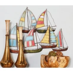 Coastal Metal Transportation Wall Decor Multi Colored - Olivia & May -Olivia & May GUEST 9db6fbfb 50a1 4553 ad6c 0538ed173917