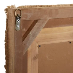 Bohemian Wood Rectangle Wall Mirror Brown - Olivia & May -Olivia & May GUEST 9e0a070d ce85 4a89 8ecc 904654eaaa8f