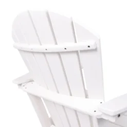 32"x37" Traditional Resin Adirondack Chair - White - Olivia & May -Olivia & May GUEST 9ec3ff59 7afb 4c06 8652 b0110fa676c9