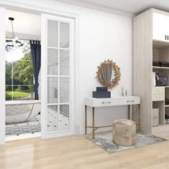 Set Of 2 Ceramic Vase With Star Patterns Dark Blue - Olivia & May -Olivia & May GUEST a0821fa2 cd91 460b 8511 0b2d412a2766