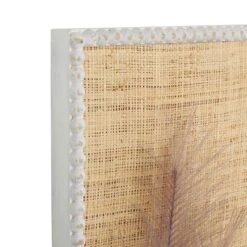 Olivia & May Set Of 2 Wood Handmade 3D Pampas Stem Wall Decors: Traditional Style, Sawtooth Hangers -Olivia & May GUEST a1ea1bdd 7939 4e4f b19e d25a6a131eb2