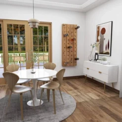 Rustic Wood Wall Wine Rack Brown - Olivia & May -Olivia & May GUEST a25bbd71 ba07 4351 ae32 316f2fbfacbe