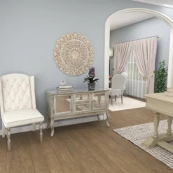 Glam Mirrored Sideboard Silver - Olivia & May -Olivia & May GUEST a2febd85 9c86 4553 a6d3 b647dc60de74