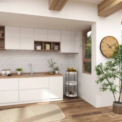 34 X 16 Farmhouse Metal Storage Cart White - Olivia & May -Olivia & May GUEST a3b357be f9ba 42d3 90b9 a8d19b501779