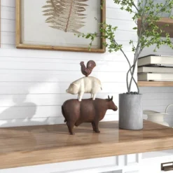 Amazing Animals Stack Sculpture (11"x14") - Olivia & May -Olivia & May GUEST a3f55411 4c33 4a8b ba64 71bad4c6e891