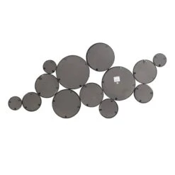 Metal Bubble Cluster Round Wall Mirror Black - Olivia & May -Olivia & May GUEST a3f93eed ae01 4629 8114 14da7c668fc1