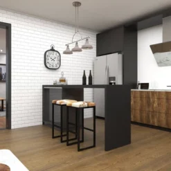 Industrial Cowhide And Metal Bar Height Stool Brown - Olivia & May -Olivia & May GUEST a44afdc2 311e 4a8b bd6c 983092fa3a41