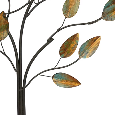 Traditional Metal Nature Wall Decor Brown - Olivia & May 4 Traditional Metal Nature Wall Decor Brown - Olivia & May - Image 2