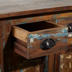 Rustic Wood Cabinet Chestnut Brown - Olivia & May -Olivia & May GUEST a50ce348 f0a5 4467 aa4d 17d3b7d9e192