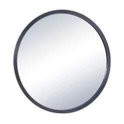 Industrial Wall Mirror Silver - Olivia & May