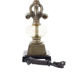 Polystone Buffet Lamp With Tapered Shade Gold - Olivia & May -Olivia & May GUEST a58649ea 8527 44b0 85bc 6eceb647628b