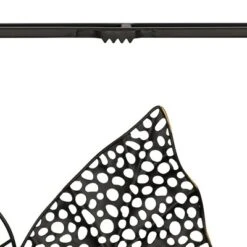Metal Leaf Tall Cut-Out Wall Decor With Intricate Laser Cut Designs Black - Olivia & May -Olivia & May GUEST a5bb0f9f a738 475b aa36 bd01a46697e5