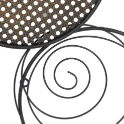 Metal Plate Wall Decor With Textured Pattern Black - Olivia & May -Olivia & May GUEST a5f60251 7554 4766 90c8 07e638c8ad76