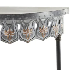Farmhouse Metal Console Table Gray - Olivia & May -Olivia & May GUEST a62810b7 c747 4175 8e8c 2bf141cdc53f