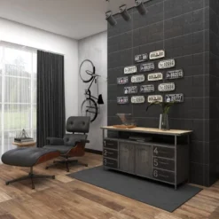 Industrial Wood Buffet Gray - Olivia & May -Olivia & May GUEST a63e4cd2 7831 4a5f 8a9c 5b4c3da971c1