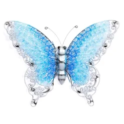 Eclectic Butterfly Wall Decor Silver - Olivia & May -Olivia & May GUEST a64dcf93 5d00 4fb2 b4c7 b0e3cdfe8eca