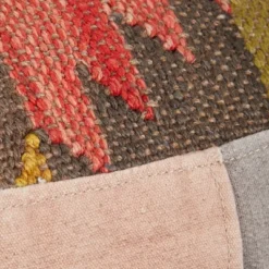 Cotton Pouf Featuring A Screenprinted Bicycle Illustration With Script - Olivia & May -Olivia & May GUEST a6cf70ad 5a55 4128 a8f3 7ddef3f4ef13