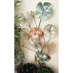 37" Metal Floral Wall Decor - Olivia & May