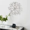Metal Starburst Wall Decor With Crystal Embellishment Silver - Olivia & May -Olivia & May GUEST a713bcb9 63b4 4ce8 a82f a93d32475bdc