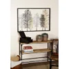 Modern Metal Leaf Wall Decor With Black Frame Black - Olivia & May -Olivia & May GUEST a7229636 6d1b 4f1d 93d6 51aa1ee5b8b4