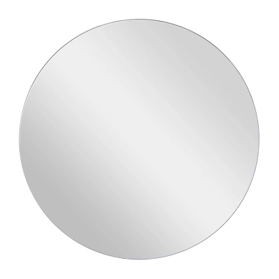 Contemporary Wood Round Frameless Wall Mirror - Olivia & May 20 Contemporary Wood Round Frameless Wall Mirror - Olivia & May - Image 18