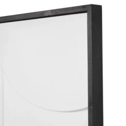 Olivia & May 31"x26" Wood Geometric Wall Decor Black Wood : Contemporary Style, Vertical Orientation, Sawtooth Hanging -Olivia & May GUEST a8b86b57 7c59 45ba 92ee c2568aeb52db