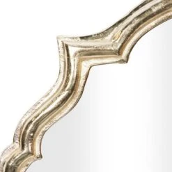 Aluminum Handmade Quatrefoil Shaped Wall Mirror Gold - Olivia & May -Olivia & May GUEST a93bf3eb 4cd4 466d b66a 7fab627f8f44