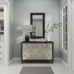 Contemporary Wood Wall Mirror – Olivia & May -Olivia & May GUEST a967c4d5 1126 4f02 8da9 8423a04c07b1