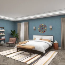 Metal Sunburst Wall Decor With Square Panel Accent Brown - Olivia & May -Olivia & May GUEST a9a494a5 af95 4334 b3d3 4c0952e186cc