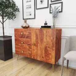 Modern Metal Buffet Brown - Olivia & May -Olivia & May GUEST a9dee1c5 a364 4c8f 8327 0507e0eb8c0d