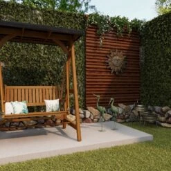 Set Of 2 Iron 47" Coastal Crane Garden Sculpture Green - Olivia & May: Heron Figure, Metal Wire Outdoor Decor -Olivia & May GUEST a9edcfbe 4f50 4e57 a5a3 d1dce5c64c10