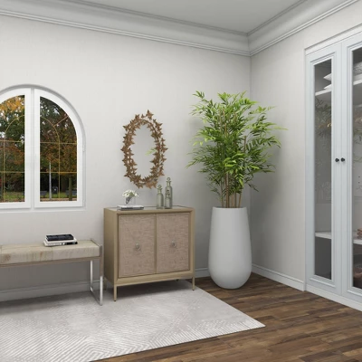 Glam Metal Butterfly Wall Mirror Gold - Olivia & May 9 Glam Metal Butterfly Wall Mirror Gold - Olivia & May - Image 7