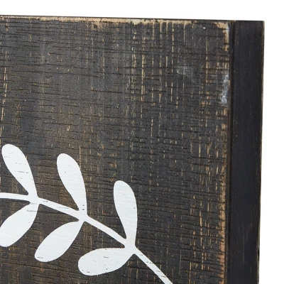 Farmhouse Wood Words And Text Wall Decor Brown - Olivia & May 5 Farmhouse Wood Words And Text Wall Decor Brown - Olivia & May - Image 3