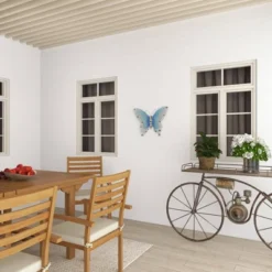 Eclectic Butterfly Wall Decor Silver - Olivia & May -Olivia & May GUEST abe8c2e3 18ca 472b b7be 896fe2af6998