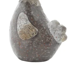 13" X 8" Magnesium Oxide Country Polystone Chicken Garden Sculpture Gray - Olivia & May -Olivia & May GUEST ac9676d9 1383 493f b592 ca0f668a89e0