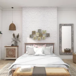 Metal Sunburst Carved Wall Decor Gold - Olivia & May -Olivia & May GUEST ad24f86b 5ba4 4c94 841c 46d7fce999bb