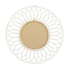 Wood Starburst Wall Mirror Set Of 3 White - Olivia & May -Olivia & May GUEST ade76f1c cf41 4035 a4c5 dbaf504546a6