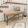 Farmhouse Wood Rectangle Bench Brown - Olivia & May -Olivia & May GUEST ae497bb1 b937 475b b37b 253feac6f35d