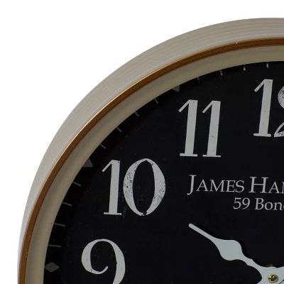 16"x16" Metal Wall Clock - Olivia & May 5 16"x16" Metal Wall Clock - Olivia & May - Image 3