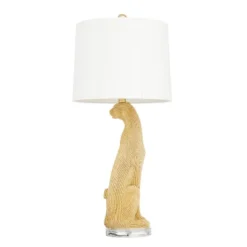 Set Of 2 Glam Polystone Table Lamp - Olivia & May -Olivia & May GUEST aee34a7d 2142 4cb9 9262 055546ac123a