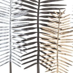 Modern Metal Leaf Wall Decor With Black Frame Black - Olivia & May -Olivia & May GUEST af1bc008 3eed 4f68 8dc2 5d0c6bef16c6